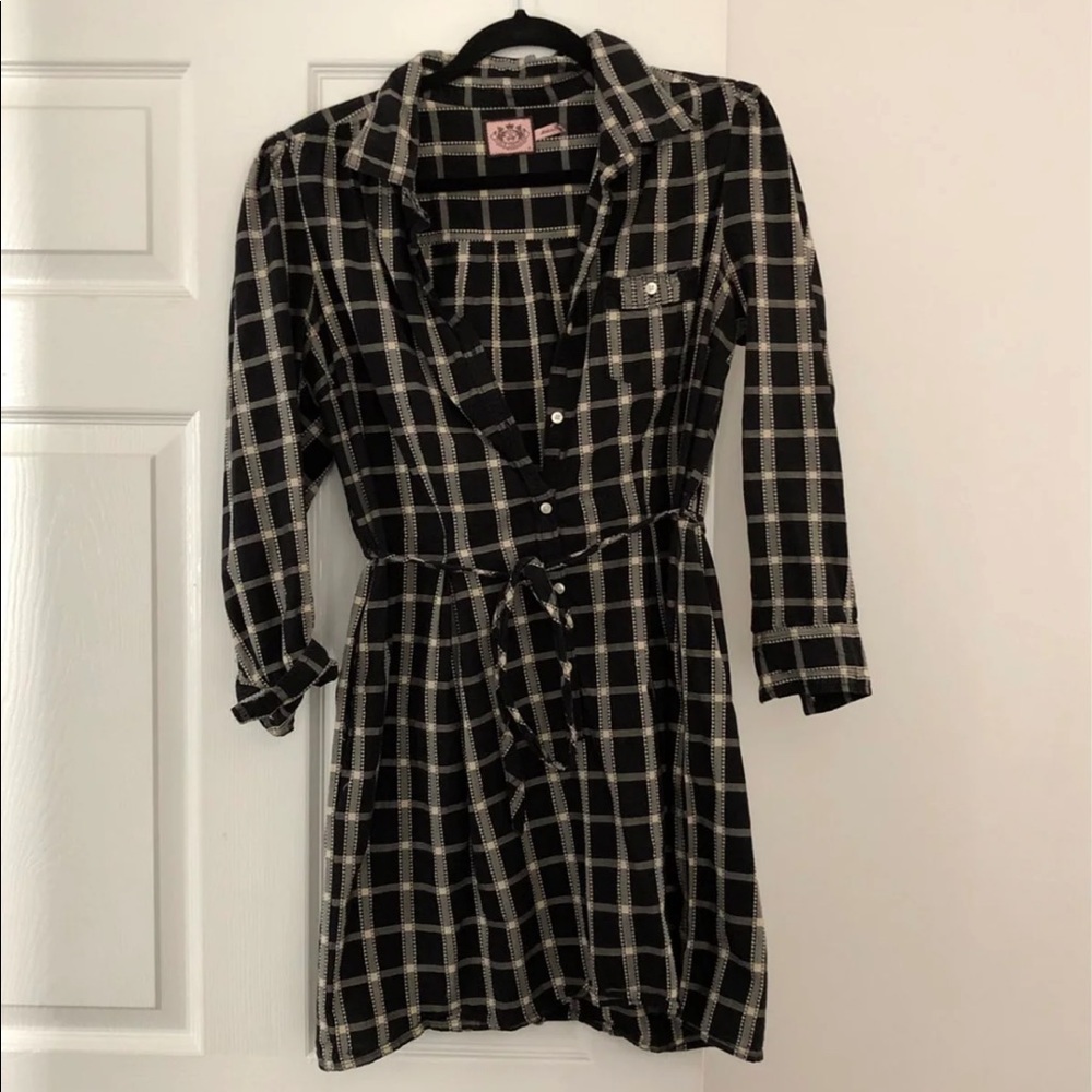 Juicy Couture Plaid T-Shirt Dress